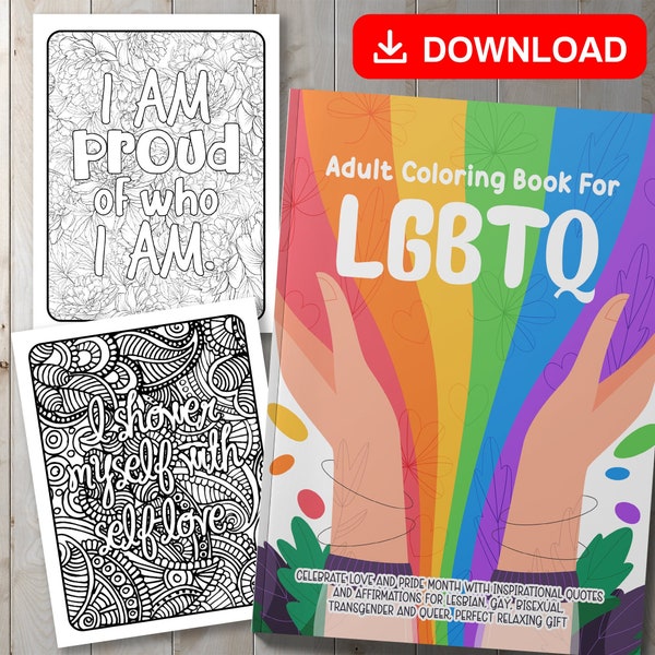 Bisexual Coloring Pages - Etsy