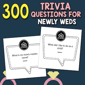 MELHOR VALOR 300 perguntas triviais para recém-casados Noivo Noiva Perguntas para novos casais Conversas noturnas Quebra-gelo PDF Download instantâneo