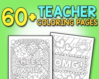 Teacher Appreciation Gift - Best Teacher Ever Teacher Coloring Book Funny Thank You Gift Teacher Retirement School Year End and Graduation