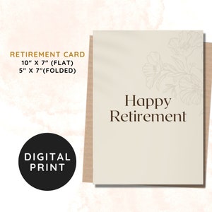 BEST VALUE Printable Retirement Card - Digital Download Happy Retirement Card, Greeting Card, Funny Retirement Going Away Card
