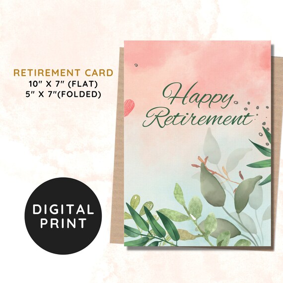 Funny Retirement Cards Printable