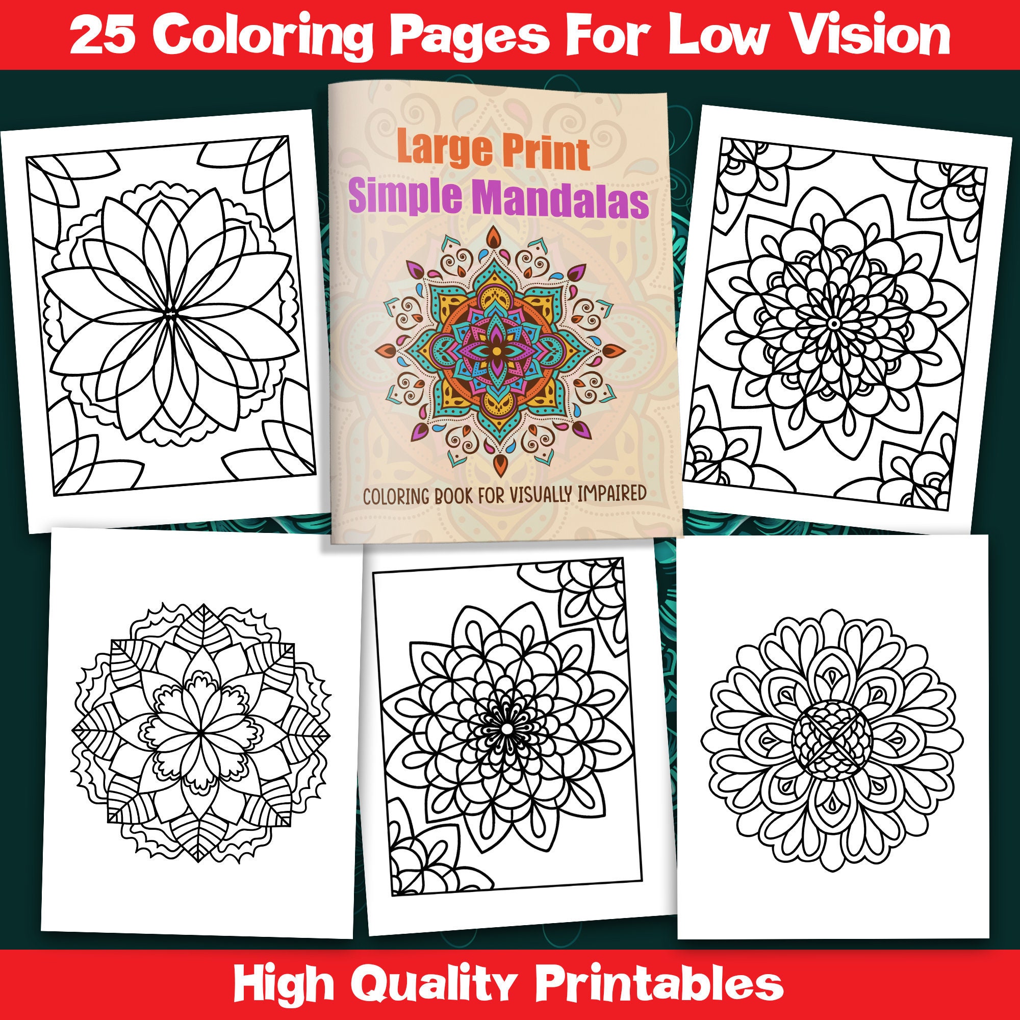 Coloring Pages For Visually Impaired