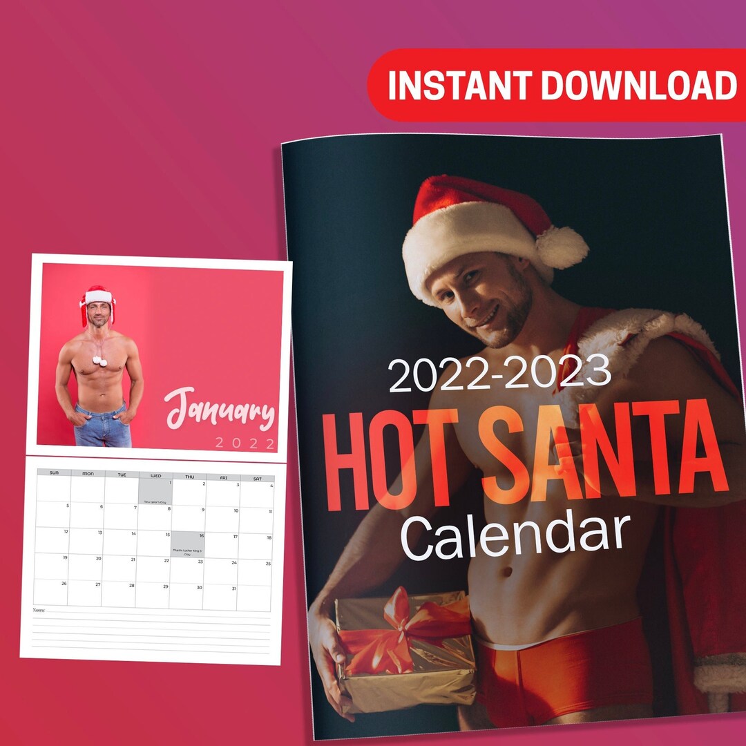BEST VALUE 2022-2023 Hot Santa Calendar Instant Download 18 - Etsy