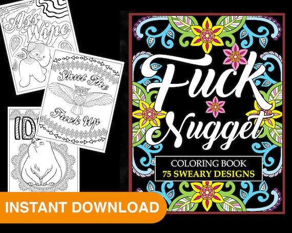 Calm As F*ck - Adult Coloring Book: 30 Swear Words and Colorful Phrases [Book]