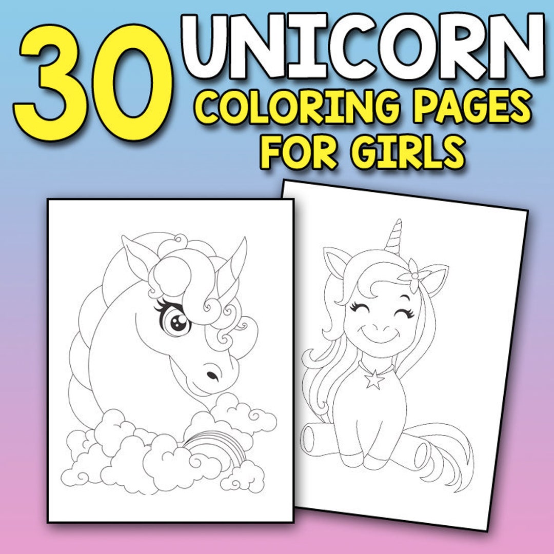 Unicorno Libro Da Colorare per Bambini Dai 4-8 Anni