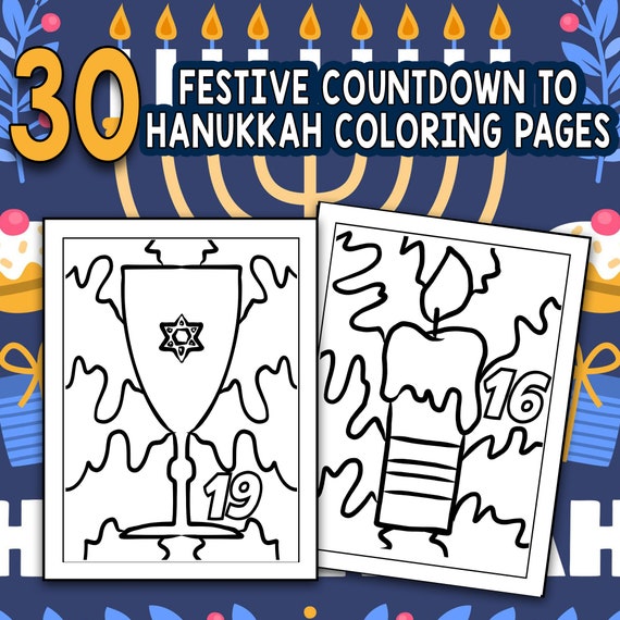 BEST VALUE 30 Hanukkah Advent Calendar for Adults Instant - Etsy
