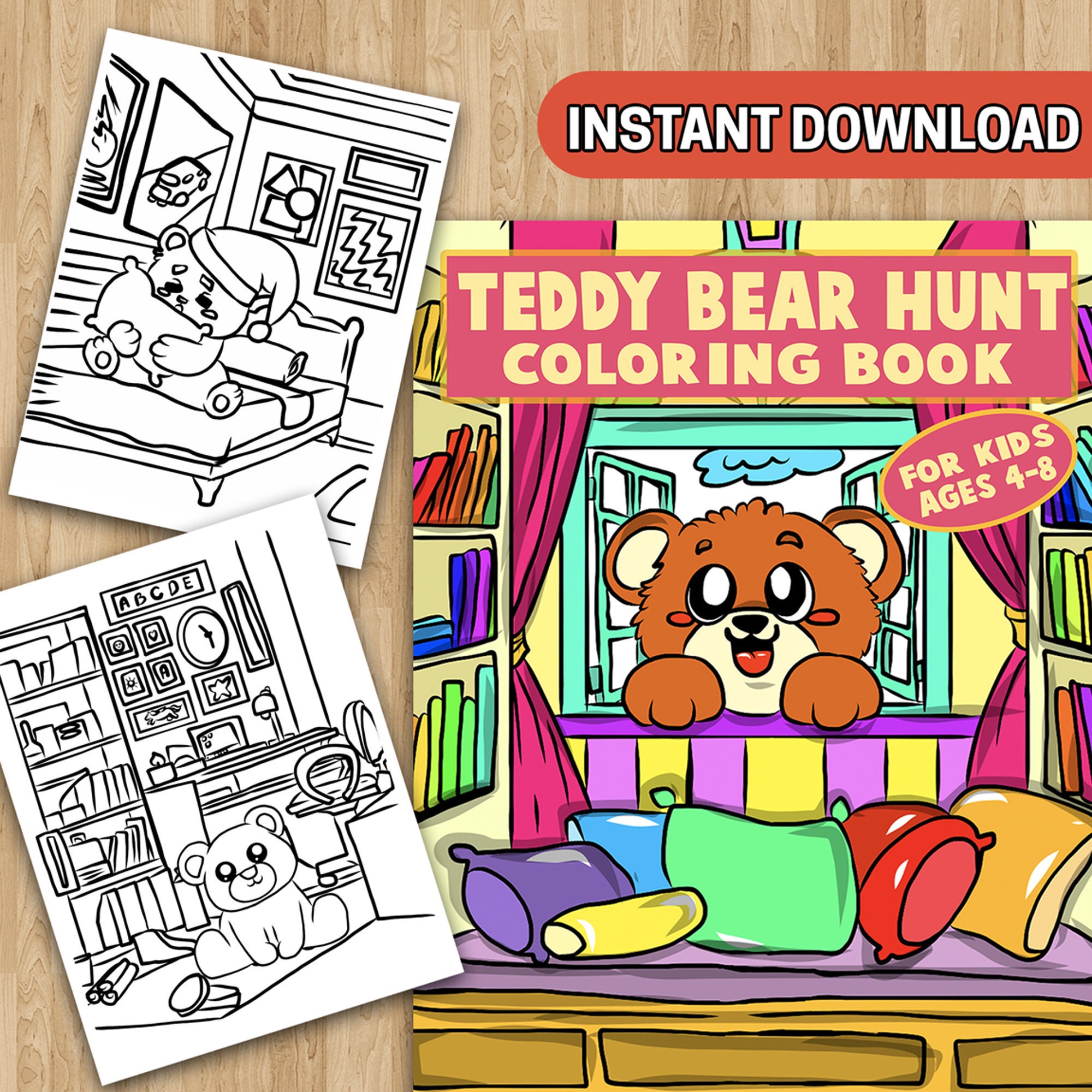 Bear Hunt Coloring Pages