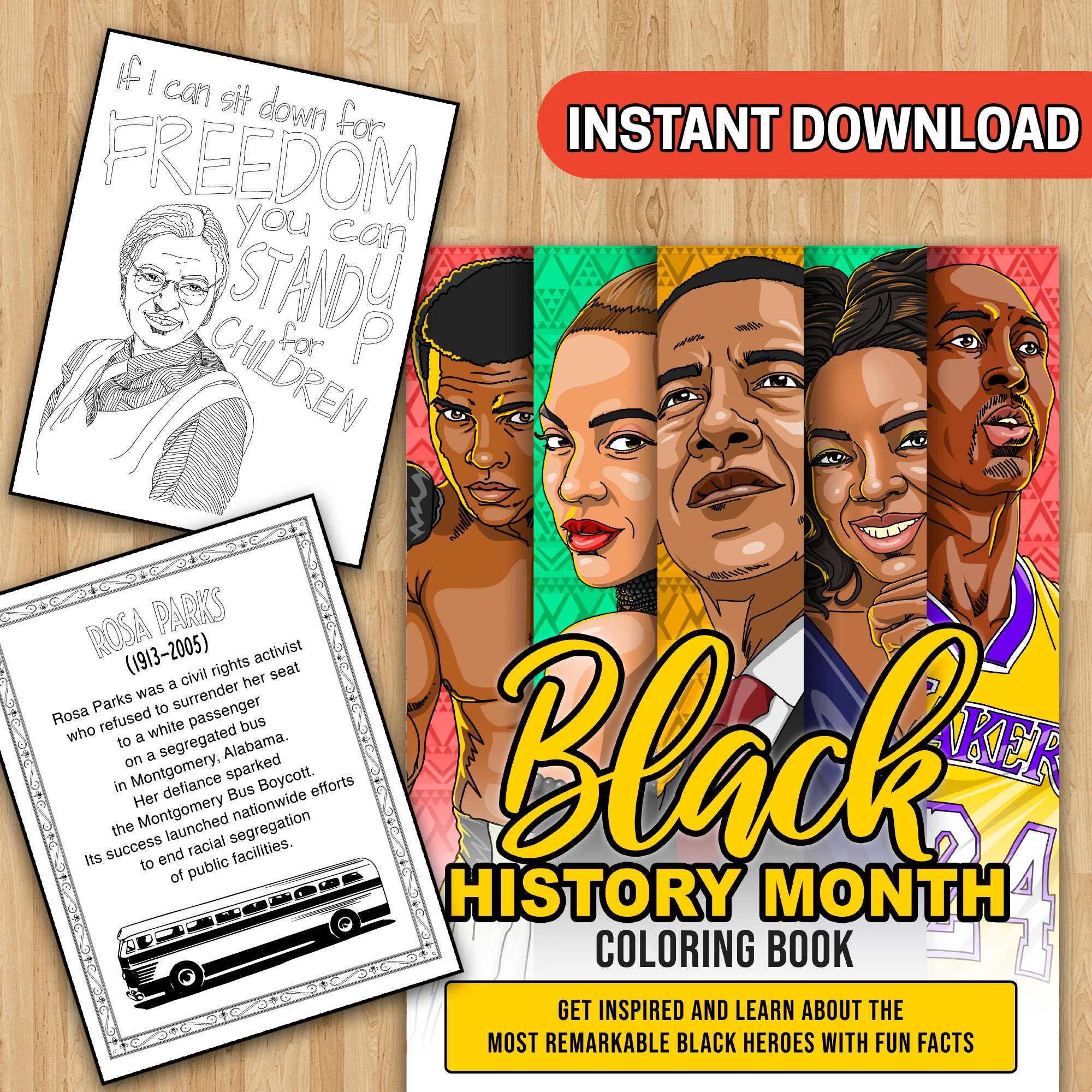 Free Printable Black History Month Coloring Pages