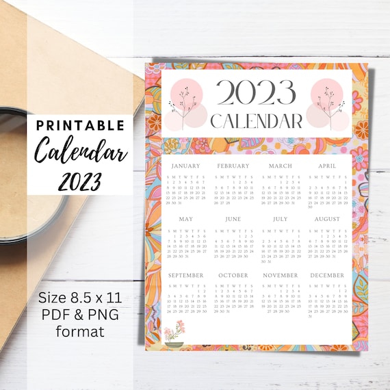 0,26 € le calendrier publicitaire 2023, format A4, la meilleure option prix  !