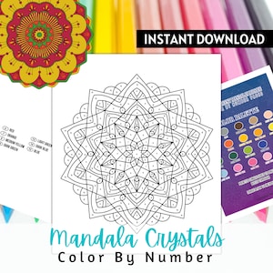 Coloring and Coloring by Numbers Printable 10 Famous Paintings