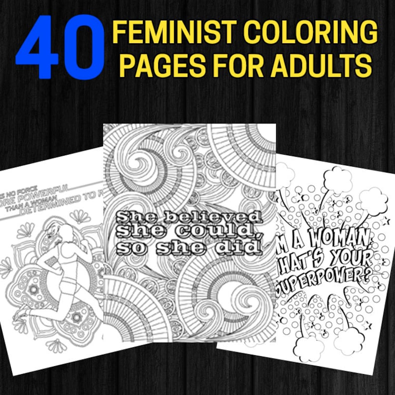 Feminist Coloring Pages Pdf Printable