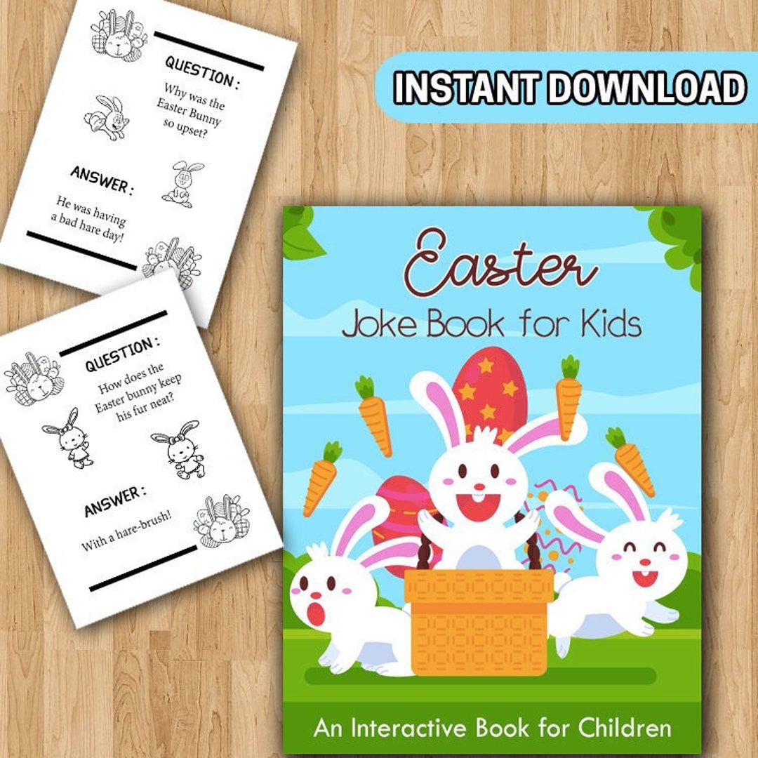 BEST VALUE Easter Coloring Pages for Kids: Easter Holiday Joke Book the ...