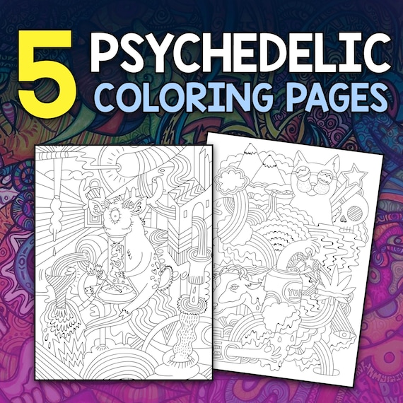 Stoner Coloring Book: A Psychedelic Stoner Coloring by Ltd Designs