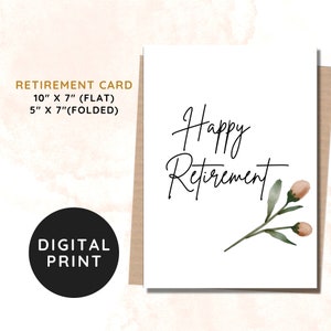 BESTE WAARDE Afdrukbare pensioenkaart - digitale download Happy Retirement Card, wenskaart, grappige pensioen gaat weg kaart