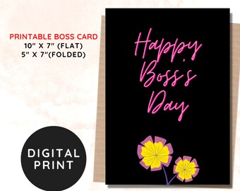 Funny Boss Day Printable - Etsy