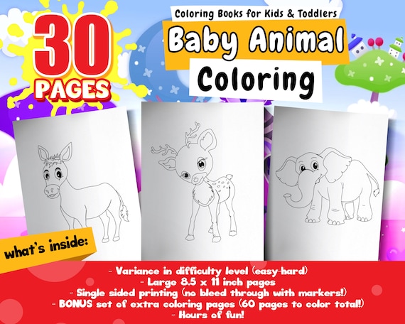Featured image of post Baby Animal Cute Hard Coloring Pages - Llama and alpaca animal coloring page.