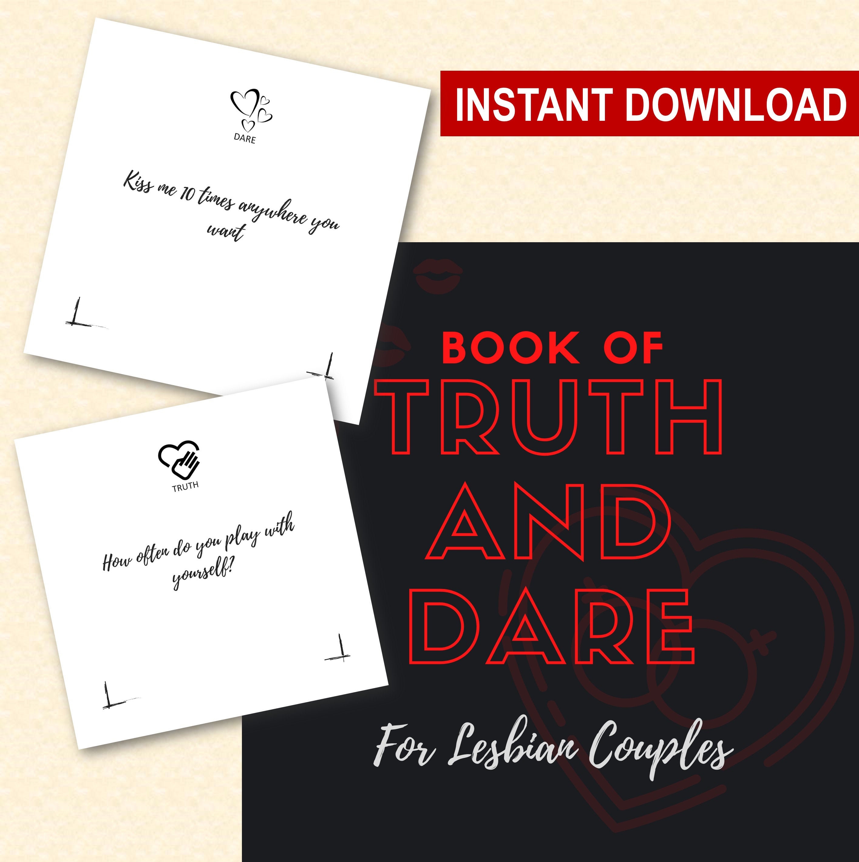 Best Value 100 Book Of Truth And Dare For Lesbian Couples Etsy