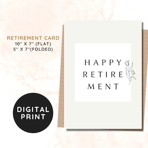 Carte de retraite imprimable MEILLEURE VALEUR - Carte de retraite heureuse en téléchargement numérique, carte de voeux, carte de départ à la retraite drôle