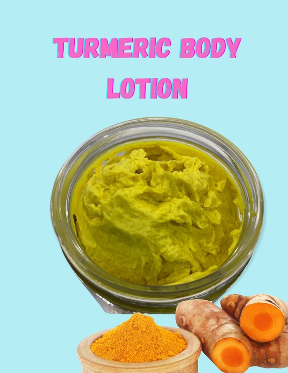 Turmeric Body Lotion Etsy