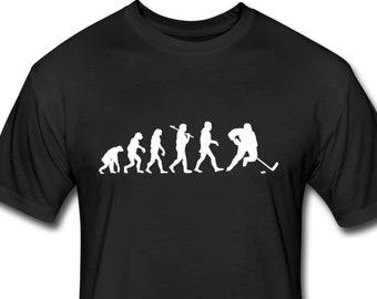 Evolution of Hockey Shirt - Hockey T-Shirt - Hockey Gift