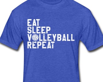 Eat Sleep Volleyball Repeat Shirt - Volleyball Shirt - Volleyball Gift - Volleyball Coach Gift - Volleyball Coach Shirt - Volleyball Team
