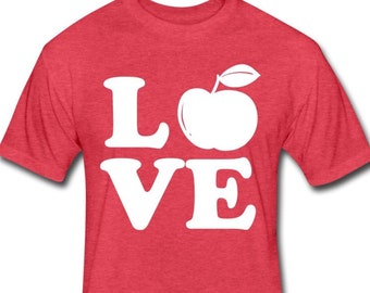 Teacher Shirt - Teacher Gift for Teacher - Teacher T-Shirt - Teacher Tshirt - Teacher Love Teaching Shirt - Teacher Apple Shirt - Principal