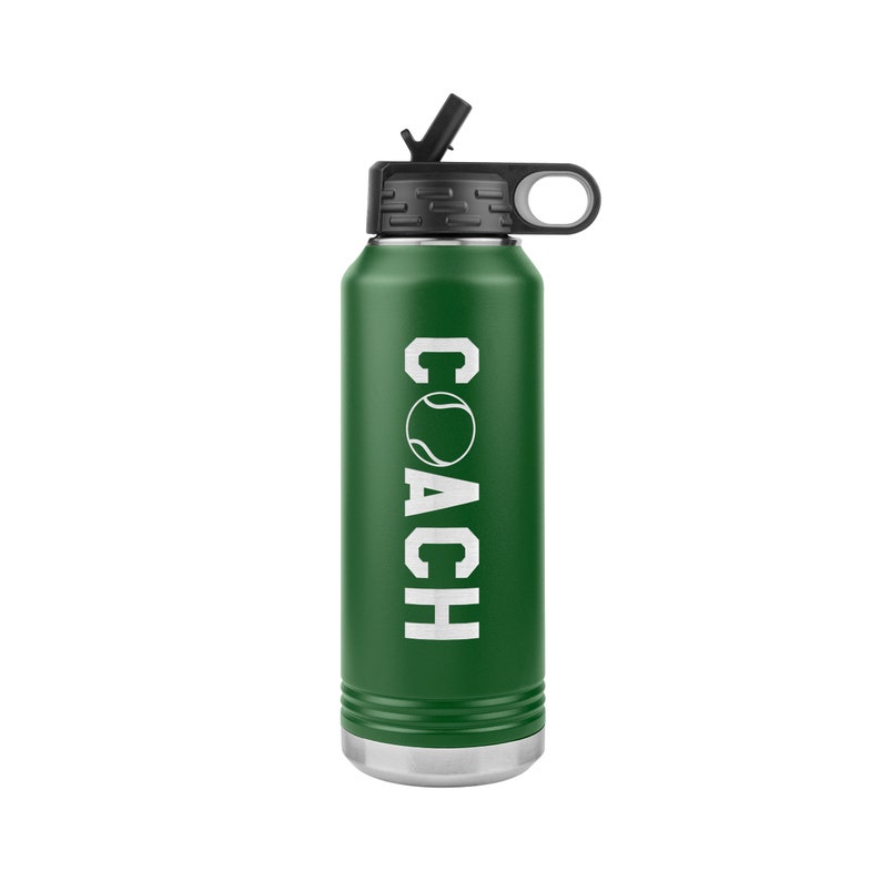 Tennis Coach Water Bottle Tennis Coach Gift Etsy