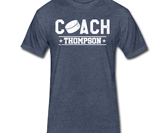 Personalized Hockey Coach Shirt With Coach's Name - Hockey Coach Gift Idea