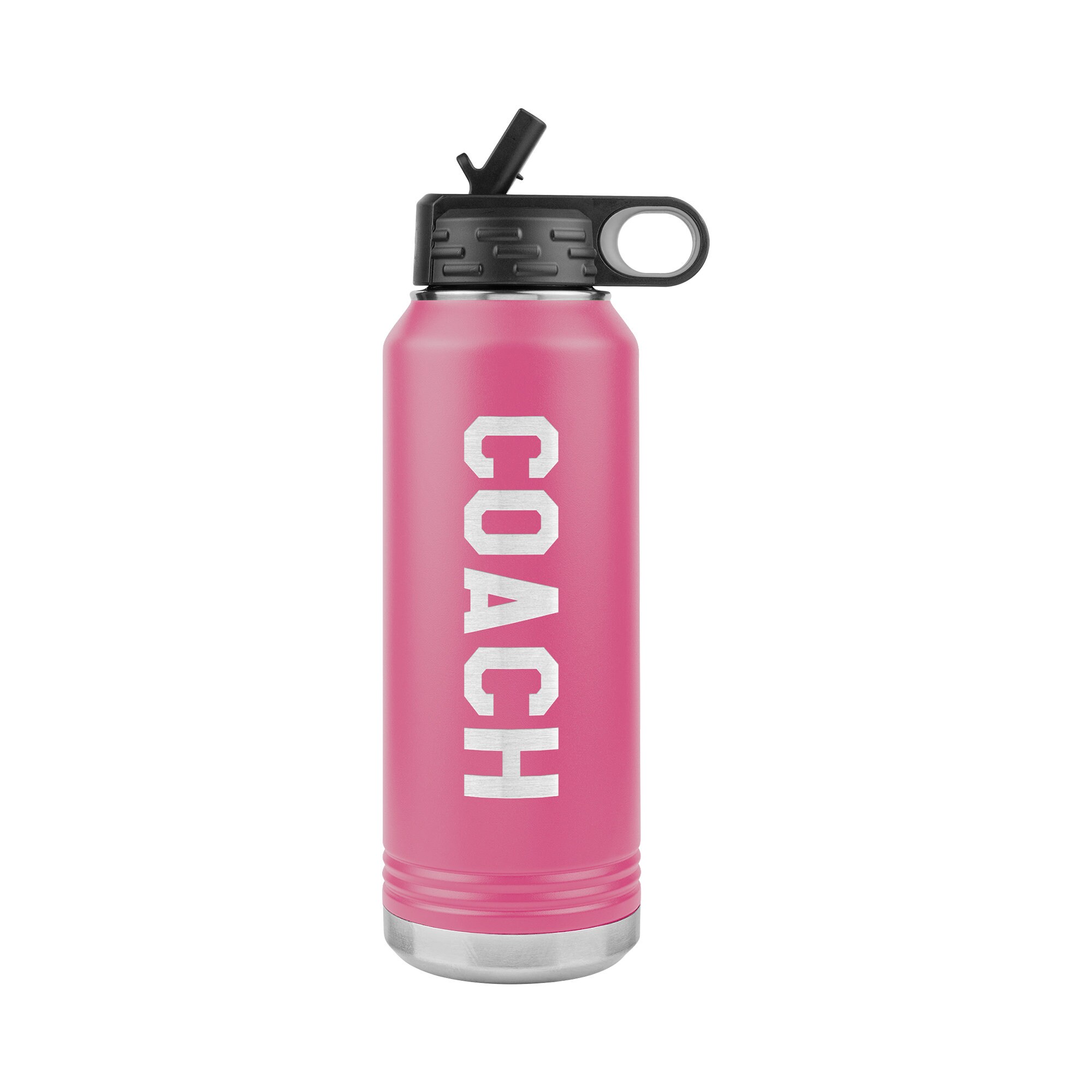 Coach Water Bottle - Coach Gift - 32oz Insulated Engraved