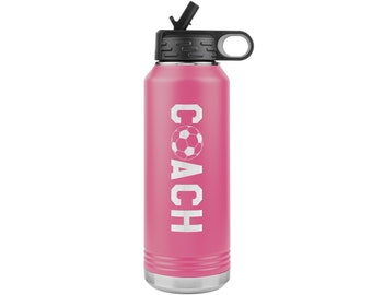 サッカーコーチウォーターボトル - サッカーコーチギフト - Etsy 日本