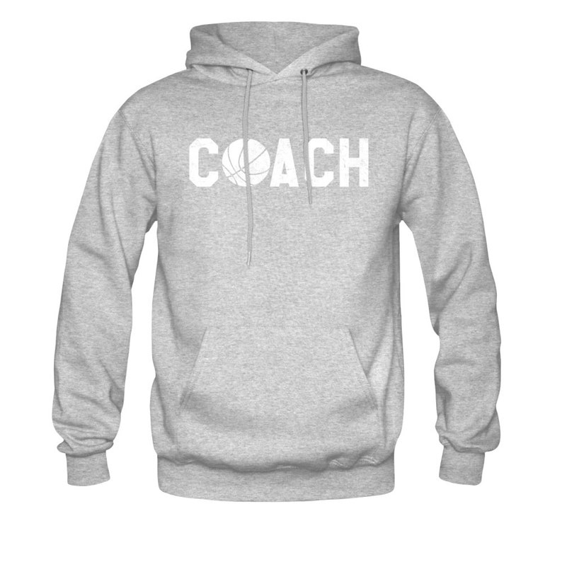 Basketball Coach Hoodie Basketball Coach Hooded Sweatshirt - Etsy