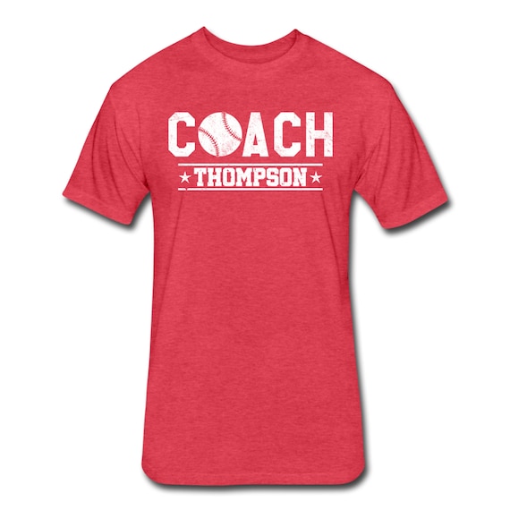 Personalized Softball Coach Shirt With Coach's Name - Softball