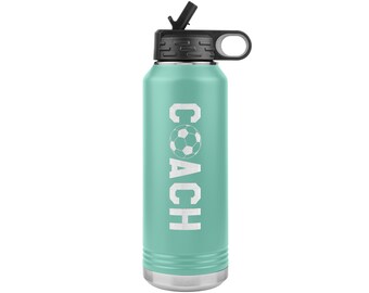 サッカーコーチウォーターボトル - サッカーコーチギフト - Etsy 日本