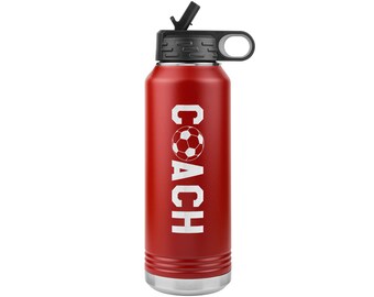 サッカーコーチウォーターボトル - サッカーコーチギフト - Etsy 日本