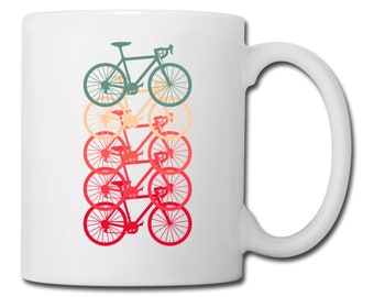 Retro Bike Mug - Bike Lover Coffee Mug - Bike Lover Gift - Bicycle Mug - Cycling Mug - Bicyclist Mug - Cyclist Mug - Cyclist Gift