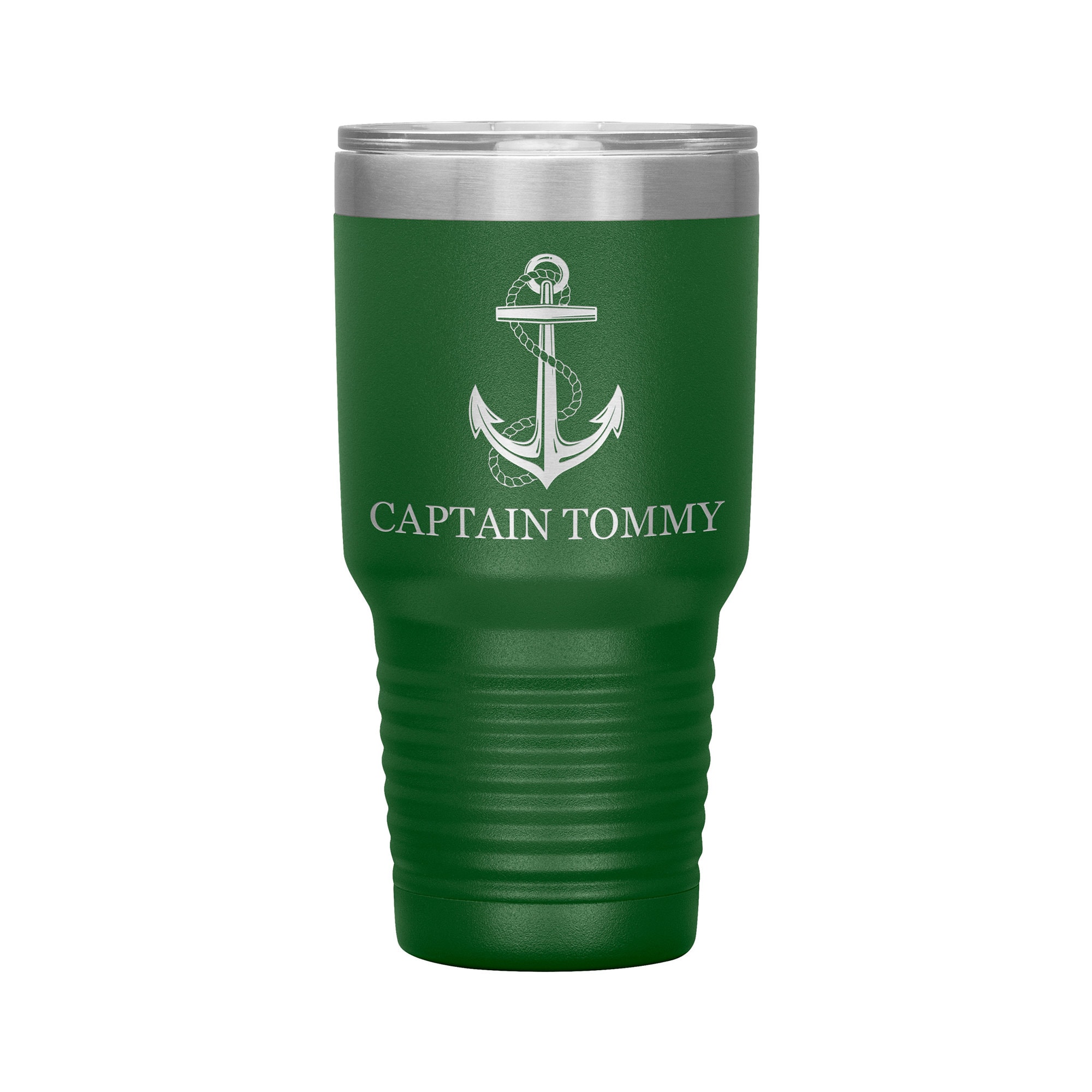 Personalized Anchor Tumbler - Boat Captain Cup - Boating Travel Mug ...