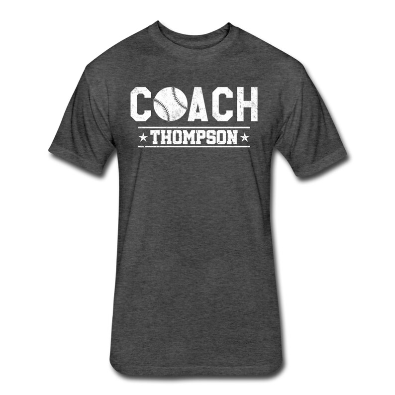 Personalized Baseball Coach Shirt With Coach's Name Etsy