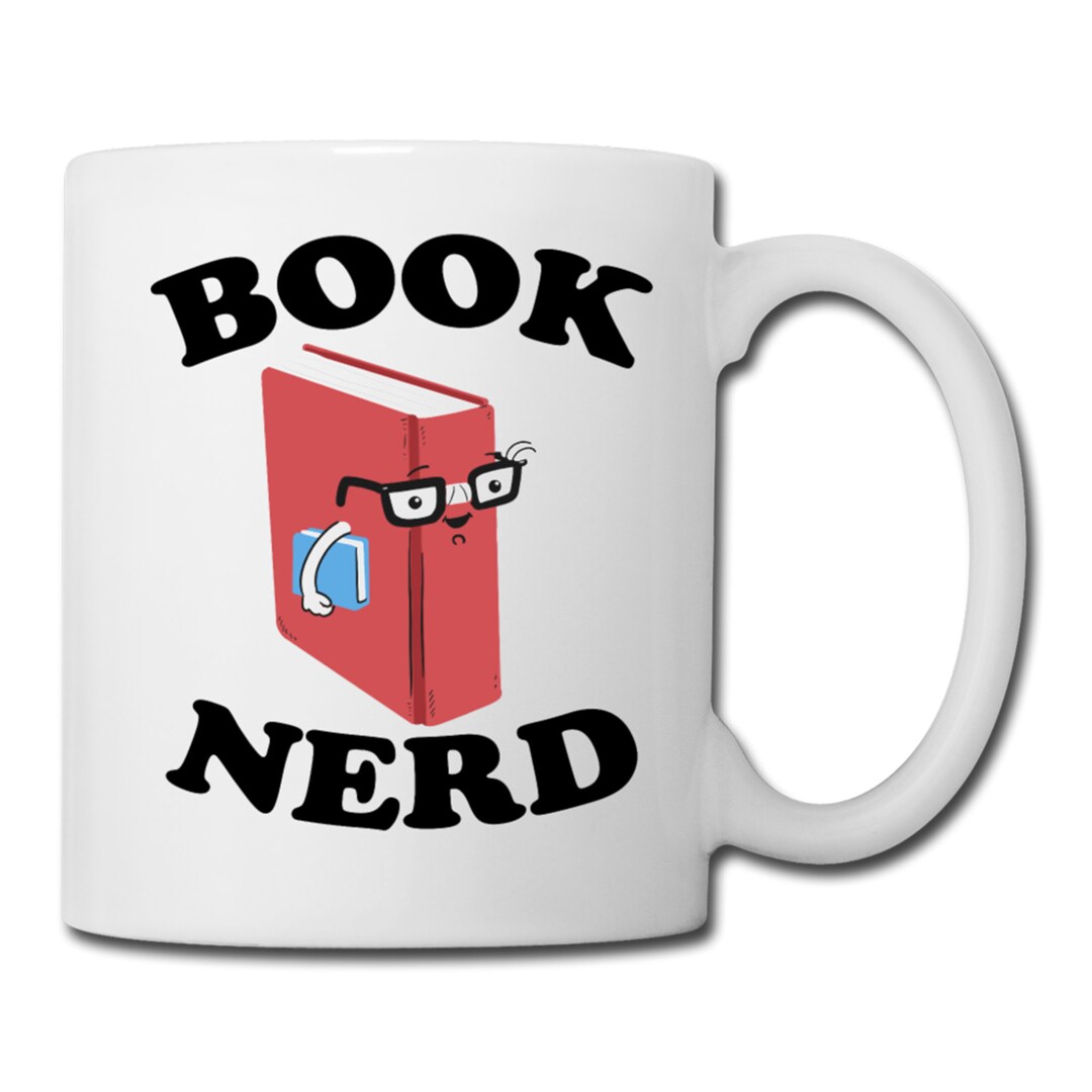 Book Nerd Coffee Mug Book Nerd Mug Book Mug Reading Mug Etsy UK