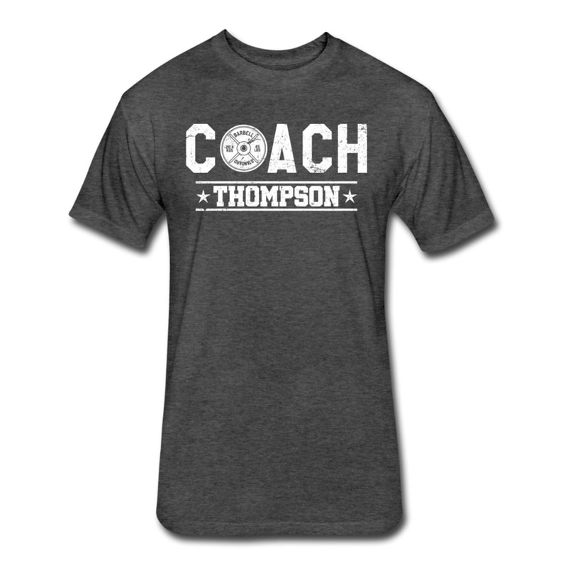 Personalized Weightlifting Coach Shirt With Coach Name Etsy