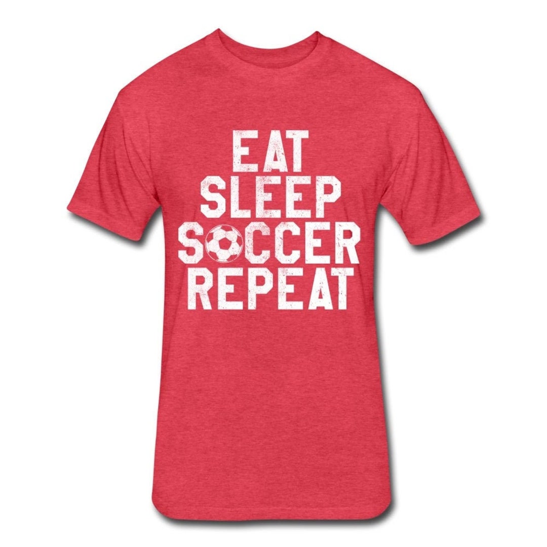 Soccer Shirt Soccer Gift for Soccer Player Eat Sleep Soccer Repeat