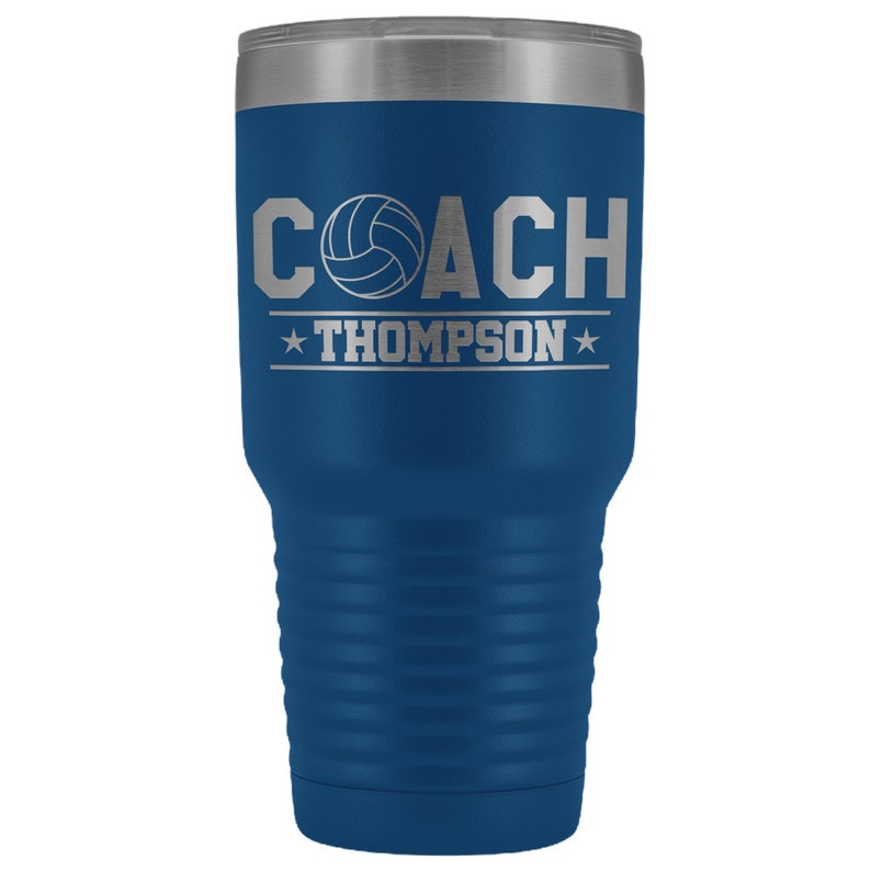 Personalized Volleyball Coach Tumbler Cup Personalized Etsy