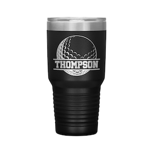 Personalized Golf Tumbler Cup - Personalized Golf Travel Mug - Golf Coffee Mug - Golfer Gift - Golf Team Gift