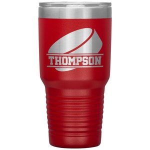 Personalized Hockey Tumbler Cup - Hockey Travel Mug - Hockey Coffee Mug - Personalized Hockey Gift for Hockey Player