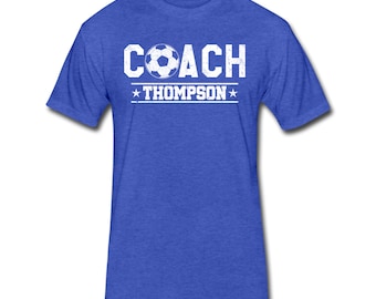 Personalized Soccer Coach Shirt With Coach's Name - Personalized