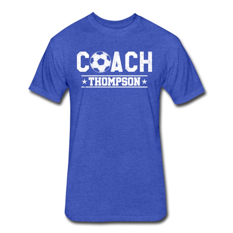 Personalized Soccer Coach Shirt With Coach's Name Etsy
