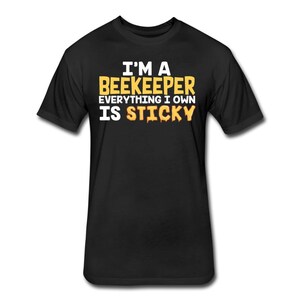 T-shirt Homme Humour 'In My Head I'm Beekeeping' - Noir, Manches Courtes - Cadeau Apiculteur