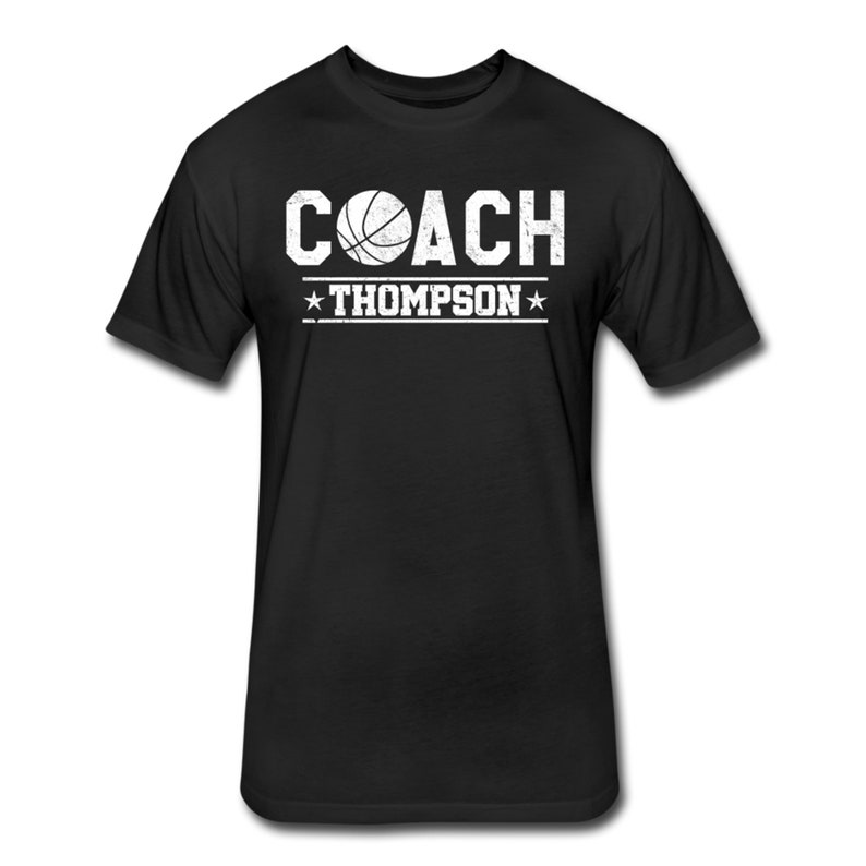 Personalized Basketball Coach Shirt With Coach's Name Etsy