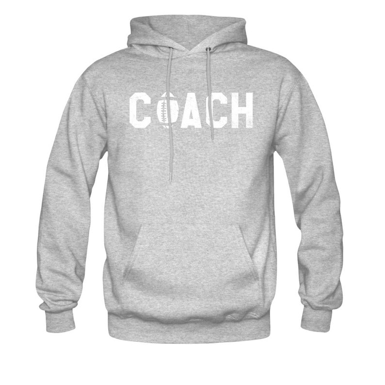 Football Coach Hoodie Football Coach Hooded Sweatshirt | Etsy