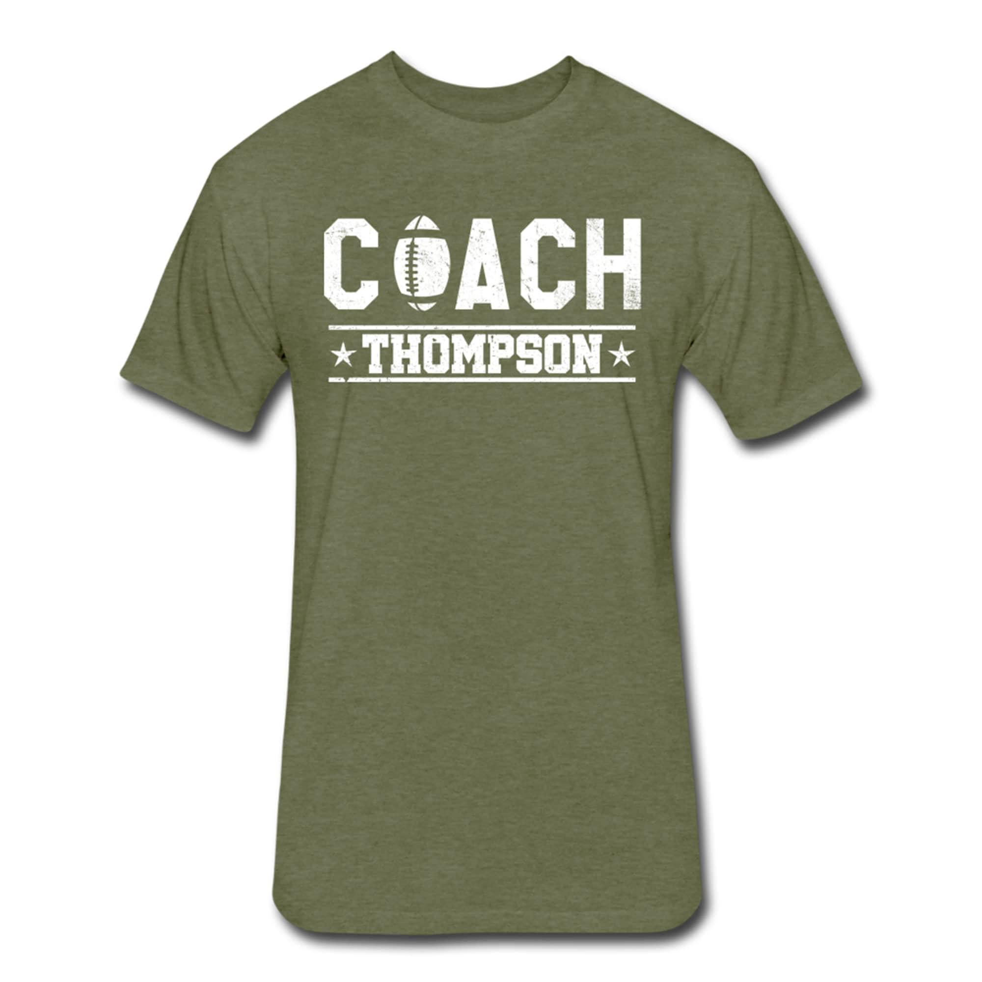 Personalized Football Coach Shirt - Personalized Football Coach