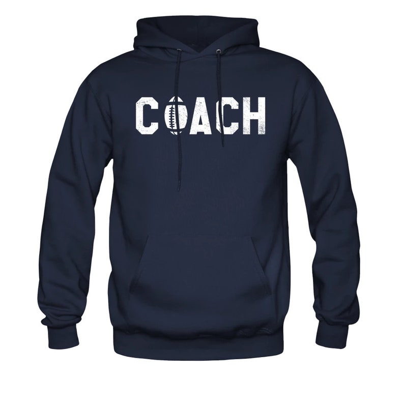 Football Coach Hoodie Football Coach Hooded Sweatshirt - Etsy